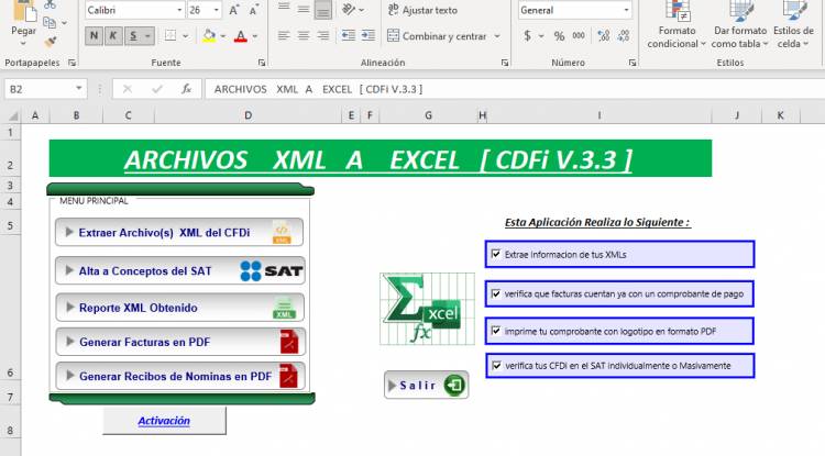 XML a Excel